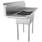 Koolmore 2 Compartment Stainless Steel NSF Commercial Kitchen Prep & Utility Sink SB121610-16B3 - alternate 10